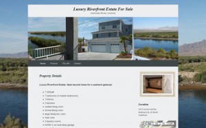 Luxury Riverfront Estate Website Thumbnail