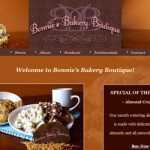 Bonnies Bakery Boutique Website Thumbnail