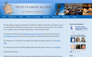 Phi Beta Kappa Alumni Website Thumbnail